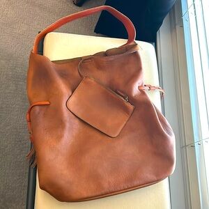 Lucky Brand leather tote